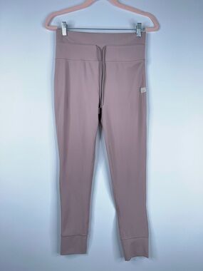 Vuori Daily Legging Pink Dusty Mauve Cropped Drawstring High Rise Size Large
